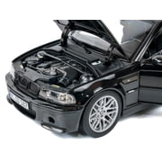 2003 BMW M3 CSL Saphire Black 1/18 Diecast Model Car by Norev