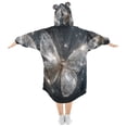 thumbnail image 2 of BZSMCE Wearable Blanket Hoodie Fashion Crystal Butterfly Home Wear, 2 of 7