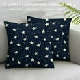 thumbnail image 3 of JRXY Decorations Pillow Covers Independence Day Patriotic Throw Pillow Case American Flag Stars and Stripes Cushion Case for Sofa Couch Bed Home Outdoor White, 3 of 5