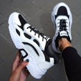 thumbnail image 2 of Zapatillas De Deporte Gruesas Con Plataforma A La Moda Para Mujer, Zapatillas Transpirables Con Cordones Para Correr, Zapatos Informales De Fondo Grueso Para Exteriores Para Papá, 2 of 3