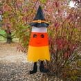 thumbnail image 2 of In the Breeze 5179 - 3D Candy Corn Cone Windsock - Outdoor Halloween Décor, 2 of 6