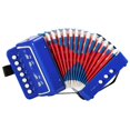 thumbnail image 1 of UBesGoo Kid 7 Treble Buttons 2 Bass Buttons Piano Accordion w/ Strap Musical Toy Blue, 1 of 9