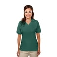 thumbnail image 1 of Tri-Mountain Stature 186 Cotton Pique Y Neck Polo Shirt, Medium, Forest Green, 1 of 2