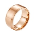 thumbnail image 1 of Anillo de superficie mate a la moda para hombre, anillos de decoración, joyería de pareja, regalo portátil para boda, compromiso, fiesta de Ropa, zapatos y accesorios Miscelánea Oro rosa Minnieouse AP014927-03, 1 of 6