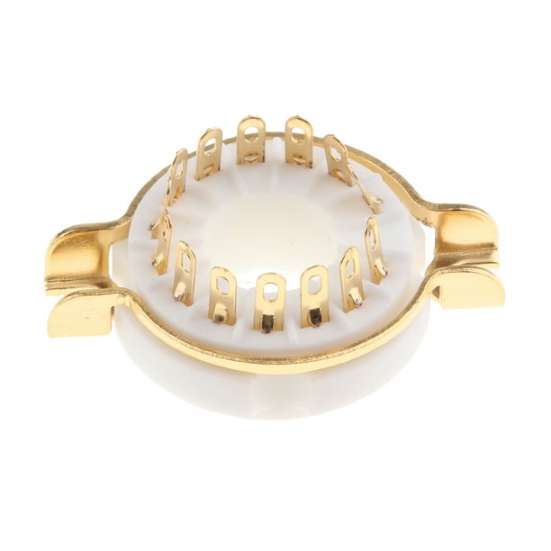 Tachiuwa 14 Pin Ceramic Multi Mount Vacuum Tube Socket, PCB