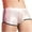 White, variant on Men's Satin Boxer Shorts Underwear Shiny Smooth Comfortable Breathable Underwear Underwear Boxer Briefs Short Underwear White Free Size