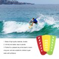 thumbnail image 3 of Toystoory Alfombrilla de tracción para cubierta de 3 uds., tabla de Surf, alfombrilla para pies, tabla de Paddle, almohadillas de agarre de alta Deportes acuáticos rojo amarillo verde, 3 of 6