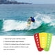 thumbnail image 4 of Advancent Alfombrilla de tracción para cubierta de 3 uds., tabla de Surf, alfombrilla para pies, tabla de Paddle, almohadillas de agarre de alta Deportes acuáticos rojo amarillo verde, 4 of 6