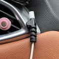 thumbnail image 4 of GreenHome 1 par de cables de carga Protector de cable anti-margán flexible Datos de espiral duradero Manga protectora con lechón greenhome iPhone X, 4 of 7