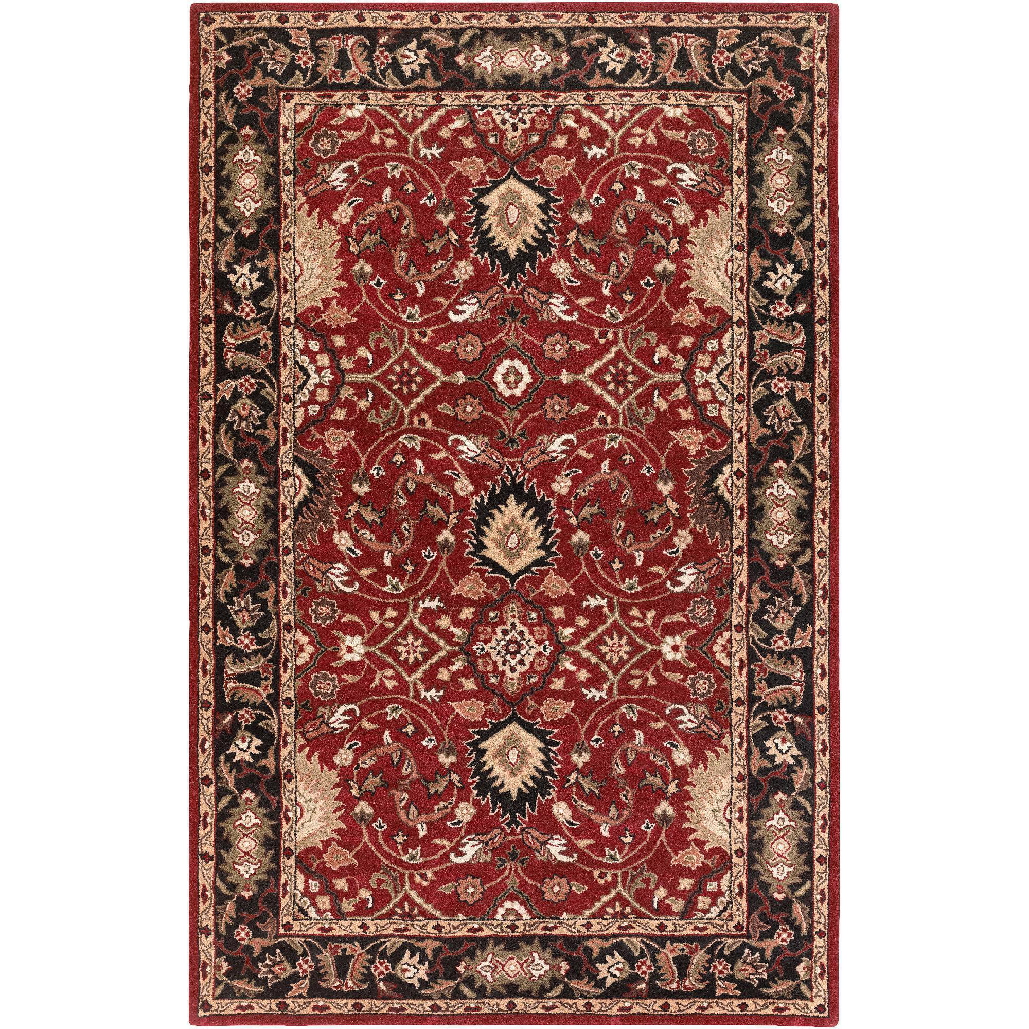 Mark&Day Area Rugs, 2x3 Paris Traditional Burgundy Area Rug (2' x 3') 