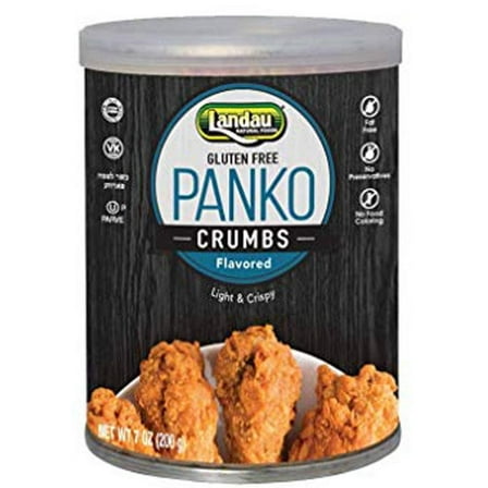 Landau Kosher Gluten Free Panko Crumbs Flavored - 7 Oz