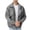 Gray, variant on Mens PU Leather Bomber Jacket Lapel Collar Multi Zipper Pockets Soft Texture Daily Street Fashion Casual Lightweight City Skate Vacation Jackets for Men