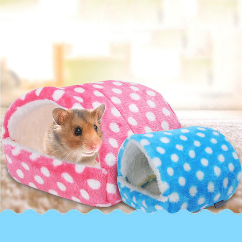 Hamster House Cage Wood Bed Toy Small Animal Pet Guinea Pig Squirrel Gerbil Nest 
