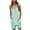 Light Blue, variant on FRSASU Plus size jumpsuit Women's Scoop Solid Neck Sleeveless Short Jumpsuit Rompers with Pockets White 10(XL)