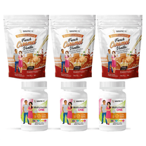 Duodenal Switch Vitamin Pack - Chewables Size: 1-Month Supply, BariatricPal Multivitamin ONE: Orange Citrus Chewable - Iron Free, BariatricPal Calcium Citrate Soft Chews: French Caramel Vanilla