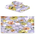 thumbnail image 2 of Dreamtimes Vintage Flowers Towel Set of 3, Ultra Soft and Absorbent Bath Towels for Bathroom Sports Gym Swim Spa Beach (1 Bath Towel, 1 Hand Towel & 1 Washcloth), 2 of 7