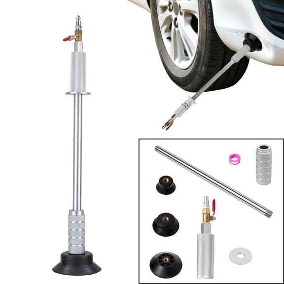 Car Dent Puller Kit, No Drill Suction Cup Dent Removal Tool with Slide Hammer & 3 Cups for Auto Body Door Dings Repair, No Welding Needed