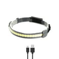 thumbnail image 1 of Faro al aire libre recargable para la cazaCamping al aire libre faro portátil COB USB recargable faro manos libres Vida impermeable cabeza linterna diadema noche 1 unids Vogacara OD002876-01B, 1 of 7
