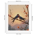 thumbnail image 2 of Paint By Numbers Kit for Adults Beginner - Sunset Birds Blossoms Mountain Scene DIY Canvas Painting Kits for Adults, Frameless Paint By Number for Adults for Home Wall Decor 16x20 Inch, 2 of 7