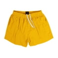thumbnail image 2 of Aayomet Swimming Trunks for Men Solid Color Quick Drying Pant Plus Size Lace Up Seaside Holiday Shorts Beach Pants (Yellow, S), 2 of 5