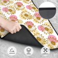 thumbnail image 5 of Uemuo Car Floor Mats - Sunflowers Pattern Carpet Floor Mats for Cars, Auto Accessories Front & Rear Car Floor Foot Mat Sets of 4 Pieces, 5 of 6