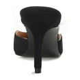 thumbnail image 4 of Journee Womens Ollie Mules Low Stiletto Pointed Toe Pumps, 4 of 10