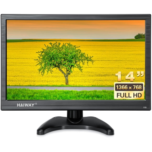 Monitor de seguridad Haiway 14 pulgadas 1366x768 HDMI/VGA/BNC/AV