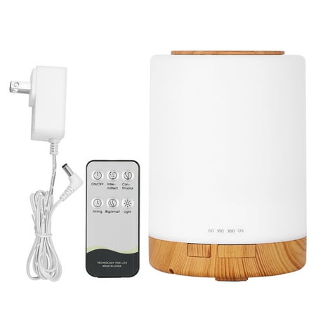 

300ml Aromatherapy Essential Oil Diffuser Ultrasonic Air Humidifier with Remote ControlUS Plug 110~240V