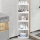 thumbnail image 5 of pstuiky Estante esquinero para inodoro, estantes de baño de pie, trípode para baño, organizador de huecos para cocina, 5 of 7