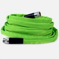 thumbnail image 1 of Teknor Apex Garden Hose 4300-100 Zero-G Pro; Non-Expandable; 5/8 Inch Diameter; 100 Foot Length; Without Sprayer; Green; Woven Fiber Jacket; 600 PSI Burst Rated, 1 of 6