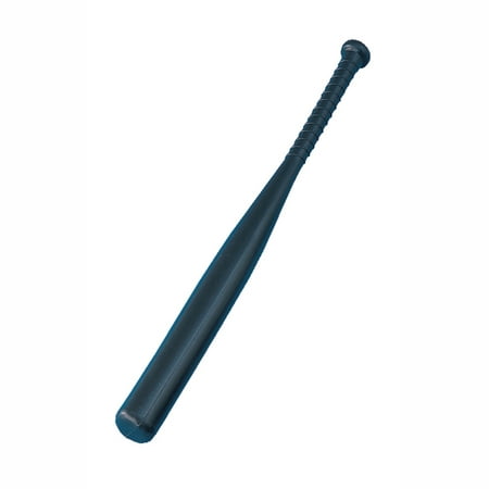 31-Inch Solid Lightweight Plastic Bat, Black, Pack of