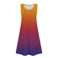 thumbnail image 6 of YunPes Girls Dress Summer Sleeveless Comfortable Casual Dress Gradient Print Children's Clothing with Pocket Vest Dress Jean Jumper Dress for Girls, 6 of 6