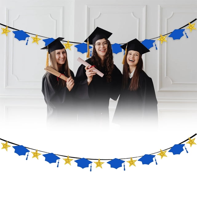 1Set Graduation Party Banner Party Balloon Balloon Arch For Graduation Party Blue
