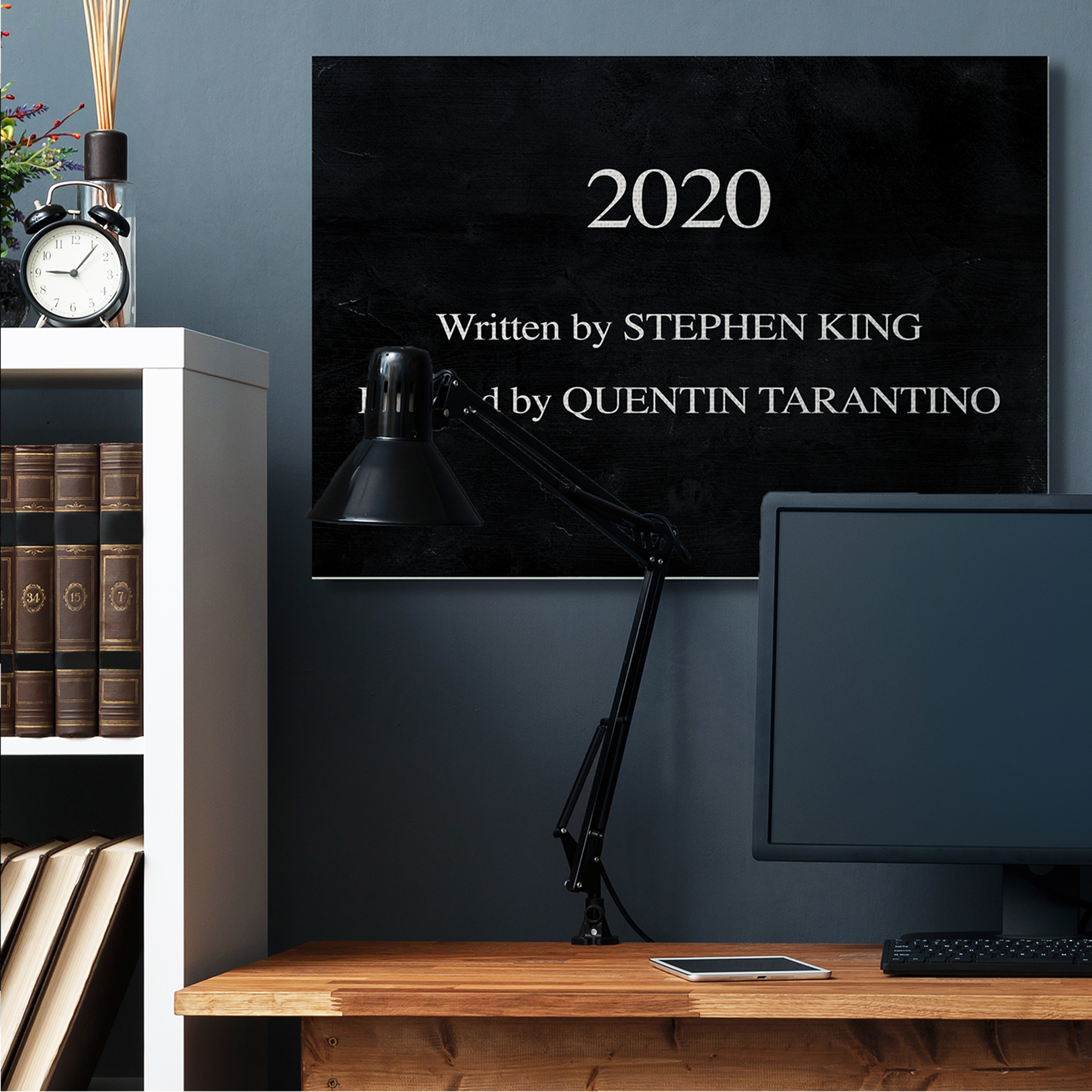 Stupell Industries 2020 By King and Taratino Phrase Movie Humor Pun Inspirational Painting Gallery Wrapped Canvas Art Print Wall Art, 36 x 48