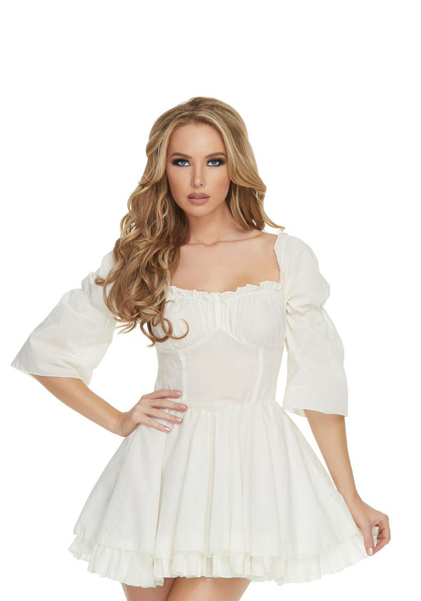 white Pirate Dress