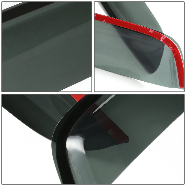 Smoke Tint Window Visor / Rain Deflector For VW Golf & Jetta MK3 (1993-1998) – Tape-On Style