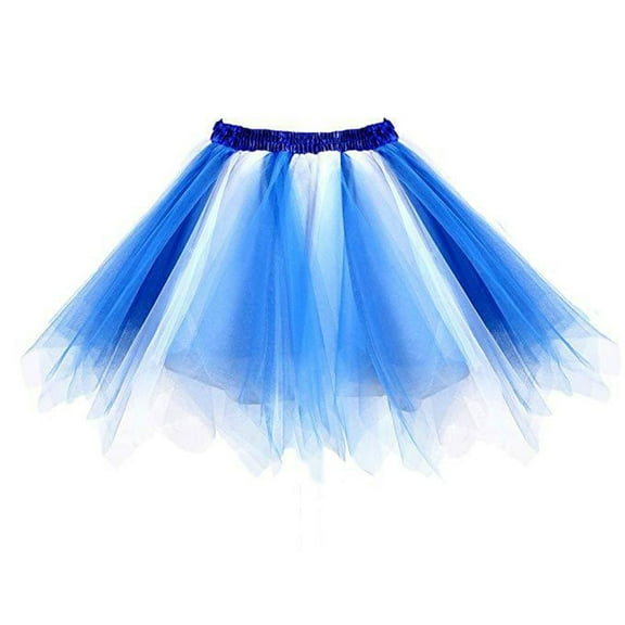 Womens Plus Size,Women Mesh Tulle Skirt Princess Elastic Skirt Adult Short Dancing Skirt