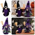 thumbnail image 2 of Faceless Gnome Plush Doll Decoration Hand-made Brooms Witch Dolls with Dark Elf Hat for Living Room Display, 2 of 5