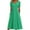 Green, variant on Jamsmile Women Dress Summer Solid Color Short Sleeve Casual Loose Pleated Long Dress With Pockets Daily Party Beach Sundress