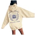 thumbnail image 4 of WILLBEST Sudadera con Capucha para Mujer, Ligera, Estilo Pullover, con Estampado Otoñal E Invernal Mediana, 4 of 5