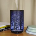 thumbnail image 5 of Metal Essential Oil Diffuser, 300ml Aromatherapy Oil Diffuser, Metal Ultrasonic Aromatherapy Diffuser with Waterless Auto Shut-Off Protection, Cool Mist Humidifier for Bedroom, Home, Office, 5 of 5