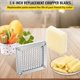 thumbnail image 3 of Cuchilla de Repuesto para Cortar Papas Fritas, Cuchilla Picadora de 1/4 de Pulgada con Cuchilla de Acero Inoxidable y Bloque Empujador, Picadora y Cortadora de Cubos., 3 of 5