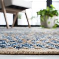 thumbnail image 4 of Safavieh Cape Cod Collection CAP351A Handmade Flatweave Coastal Braided Jute Area Rug, 8 x 8 Square, Natural / Blue, 4 of 5