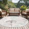thumbnail image 5 of Dandelion Round Area&nbsp;Rug 8ft Vintage Watercolor Flower Leaf Farm Rustic Botanical Non-Slip&nbsp;Washable Circle Rugs Soft Felt Indoor Floor Mat for Bedroom Kitchen Living Room Bathroom, 5 of 9