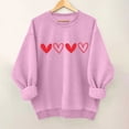 thumbnail image 2 of Mujeres Manga Larga Tops Casual Cuello Redondo Moda Impresión Suéter Sudadera Invierno Suave, 2 of 3
