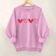 thumbnail image 3 of Mujeres Manga Larga Tops Casual Cuello Redondo Moda Impresión Suéter Sudadera Invierno Suave, 3 of 3