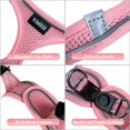 thumbnail image 3 of Set de arnés y correa para perros YIMEIS Reflective para perros Pink XS, 3 of 7