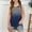 Blue, variant on Taqqpue Girls Tank Tops Summer Striped Color Block Sleeveless Vest Shirts Tops Wide Strap Crewneck Athletic Undershirts for Gymnastics Ballet Dancewear 5-14 Years