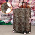 thumbnail image 4 of Brown and Black Leopard Print Luggage Cover Fashion Suitcase Cover Baggage Covers Fit 25-28 Inch Luggage (Go Travel), 4 of 5