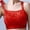 Red, variant on Seamless Lace Bandeau Bra Top for Home and Leisure with Removable Padding Supportive Backless Layer Smooth Underwear Solution